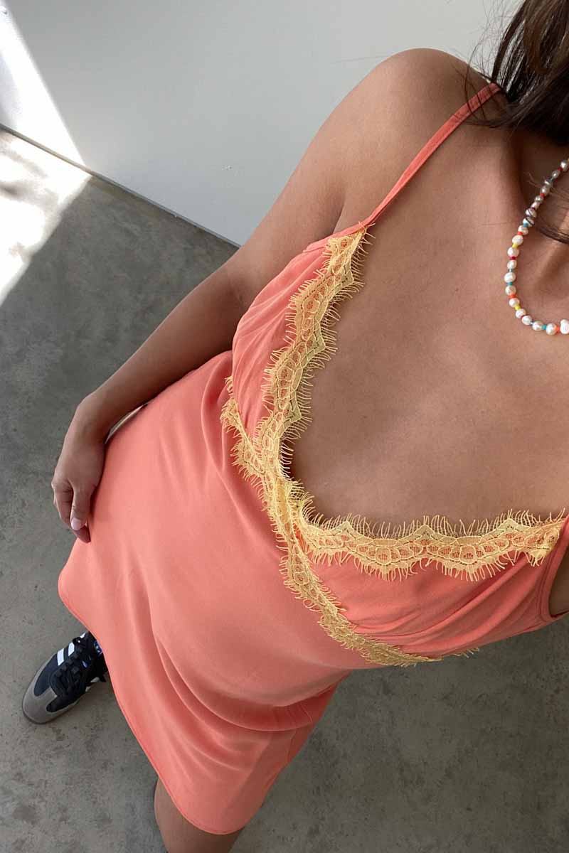 Orange You Glad Slip Dress
