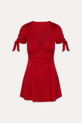 Ella Satin Mini Dress ~ Heartstrings - Shake Your Bon Bon