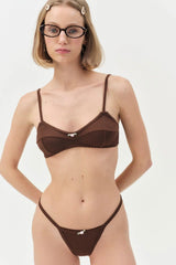 Elliana Bralette ~ Chocolate - Shake Your Bon Bon