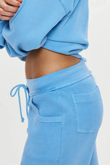 Emma Thermal Low Rise Pants ~ Lullaby Sky - Shake Your Bon Bon