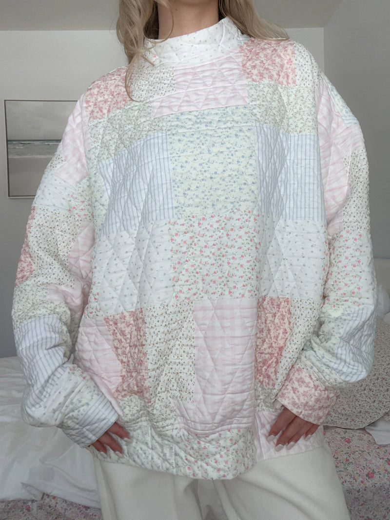 Quilted Cutie Pastel Pullover