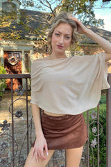 Faux Real Suede Mini Skirt - Shake Your Bon Bon