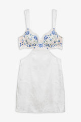 Festival Rose Slip Dress ~ Blue - Shake Your Bon Bon