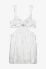 Festival Rose Slip Dress ~ Blue - Shake Your Bon Bon