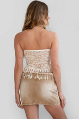 French Quarter Fest Fringe Top ~ Cream - Shake Your Bon Bon