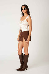 Front Runner Denim Mini Skort - Shake Your Bon Bon