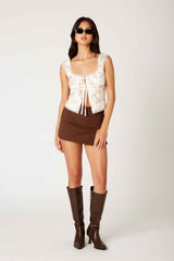 Front Runner Denim Mini Skort - Shake Your Bon Bon