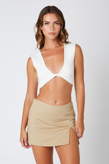 Front Runner Denim Mini Skort - Shake Your Bon Bon