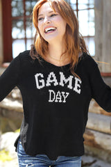 Game Day V-Neck Sweater