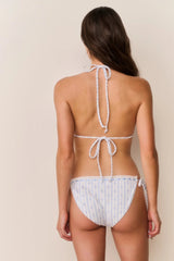 Harbor Floral Striped Bikini ~ Denim Sky - Shake Your Bon Bon