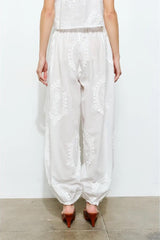 High Summer Cotton Eyelet Pant - Shake Your Bon Bon