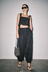 High Summer Cotton Top Black - Shake Your Bon Bon