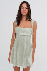 Holland Mini Dress ~ Green - Shake Your Bon Bon