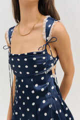 Holland Mini Dress ~ Navy - Shake Your Bon Bon