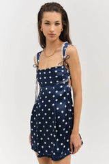 Holland Mini Dress ~ Navy - Shake Your Bon Bon