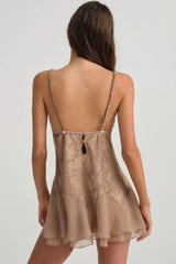 Holly Slip Dress ~ Chocolate - Shake Your Bon Bon