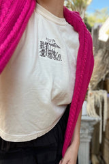 It's the Little Things Boxy Tee ~ French Cafe - Shake Your Bon Bon