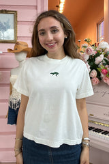 It's the Little Things Boxy Tee ~ Gator - Shake Your Bon Bon