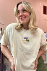 It's the Little Things Boxy Tee ~ Mardi Macaroons - Shake Your Bon Bon