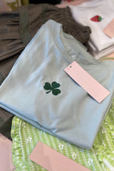 It's The Little Things Boxy Tee ~ Shamrock - Shake Your Bon Bon