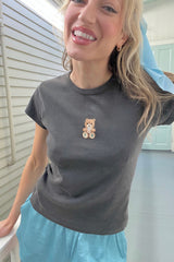 It’s The Little Things Full Length Tee ~ Tulane Teddy - Shake Your Bon Bon