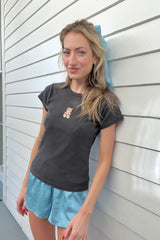 It’s The Little Things Full Length Tee ~ Tulane Teddy - Shake Your Bon Bon