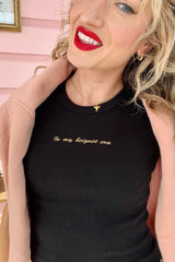 It's the Little Things Ribbed Baby Tee ~ Beignet Era - Shake Your Bon Bon