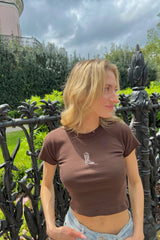 It's the Little Things Ribbed Baby Tee ~ Boot - Shake Your Bon Bon