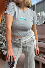 It's the Little Things Ribbed Baby Tee ~ Christmas Caravan - Shake Your Bon Bon
