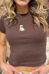 It's the Little Things Ribbed Baby Tee ~ Duck Dog - Shake Your Bon Bon