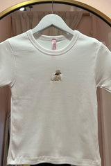 It's the Little Things Ribbed Baby Tee ~ Duck Dog - Shake Your Bon Bon