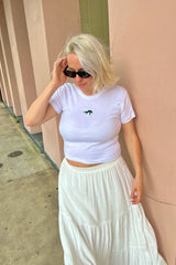 It's the Little Things Ribbed Baby Tee ~ Gator - Shake Your Bon Bon
