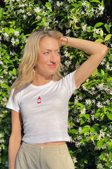 It's the Little Things Ribbed Baby Tee ~ Hot Sauce - Shake Your Bon Bon