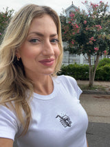 It's the Little Things Ribbed Baby Tee ~ Jazz Fest - Shake Your Bon Bon