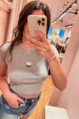 It's the Little Things Ribbed Baby Tee ~ Magnolia - Shake Your Bon Bon