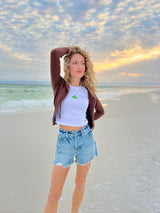 It's the Little Things Ribbed Baby Tee ~ Shamrock - Shake Your Bon Bon
