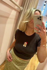 It's the Little Things Ribbed Baby Tee ~ Teddy Bear - Shake Your Bon Bon