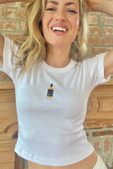 It's the Little Things Ribbed Baby Tee ~ Tennessee Whiskey - Shake Your Bon Bon