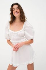 Jackson Mini Dress ~ Ivory - Shake Your Bon Bon