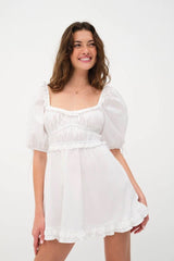 Jackson Mini Dress ~ Ivory - Shake Your Bon Bon