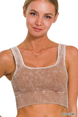 Just Breathe Square Neck Top - Shake Your Bon Bon