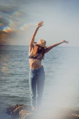 Kalani Raffia Western Rancher Hat ~ Natural - Shake Your Bon Bon