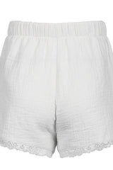 Lace Trim Boxer Shorts - Shake Your Bon Bon