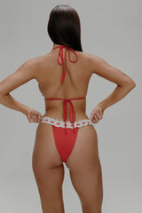 Lacey Micro Bikini Bottom ~ Spice Dot - Shake Your Bon Bon