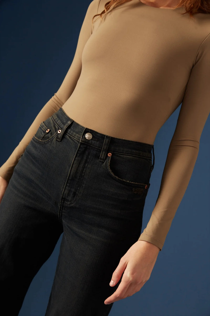 Pleaser High Rise Wide Ankle Jean ~ Night Owl