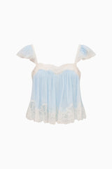 Lova Silk Chiffon Lace Top ~ Country Air - Shake Your Bon Bon