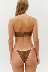 Luna Shine Bikini Bottom ~ Vintage Cheetah - Shake Your Bon Bon
