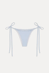 Mackenzie Ruffle String Bikini Bottom ~ Saltwater Stripe - Shake Your Bon Bon