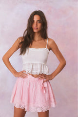 Matera Skirt ~ Cherry Pink - Shake Your Bon Bon