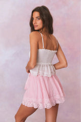 Matera Skirt ~ Cherry Pink - Shake Your Bon Bon